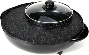 2-in-1 BBQ Grill & Hot Pot – Electric Dual Cooking Appliance