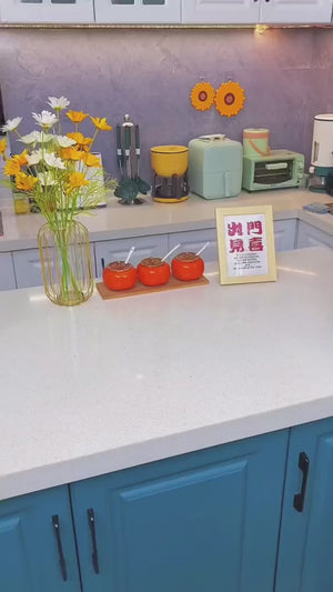 Rotating Food Storage Dispenser – Multi-Compartment Grain Container