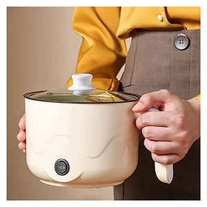 Electric Mini Cooking Pot 1.5L with Lid – Compact Multi-Purpose Cooker