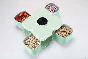 Smart Automatic Candy Box – 2.5L Divided Snack Storage Organizer