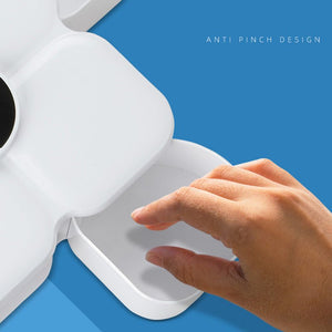 Smart Automatic Candy Box – 2.5L Divided Snack Storage Organizer