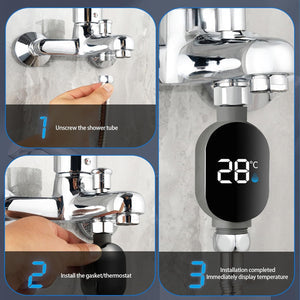 LED Digital Shower Temperature Meter – Real-Time Display