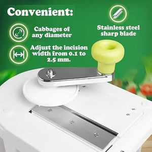 MultiChef Vegetable Spiral Cabbage Shredder – Manual Kitchen Slicer