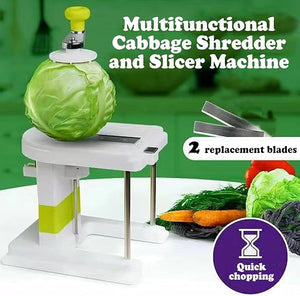 MultiChef Vegetable Spiral Cabbage Shredder – Manual Kitchen Slicer