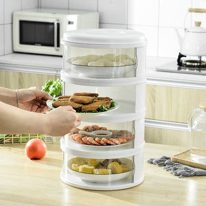 Stackable Insulation Storage Organizer – 4-Tier Multi-Layer Rack