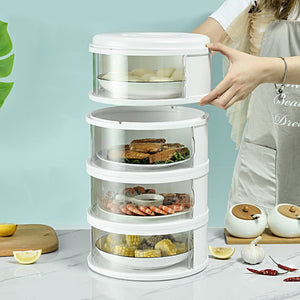 Stackable Insulation Storage Organizer – 4-Tier Multi-Layer Rack