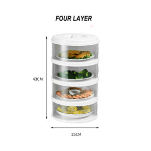 Stackable Insulation Storage Organizer – 4-Tier Multi-Layer Rack