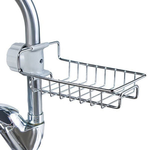 Stainless Steel Faucet Shelf – Rust-Proof Sink Organizer Rack