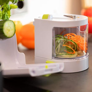 Universal Food Spiralizer – 3-in-1 Manual Vegetable Spiral Slicer