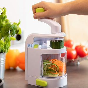 Universal Food Spiralizer – 3-in-1 Manual Vegetable Spiral Slicer